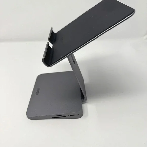 Anker 551 USB-C Hub 8-in-1 Tablet Stand HDMI SD USB 5Gbps Charger Dock Gray - Picture 11 of 13